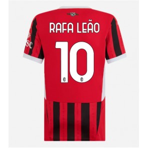 AC Milan Rafael Leao #10 Domaci Dres za Ženska 2024-25 Kratak Rukavima